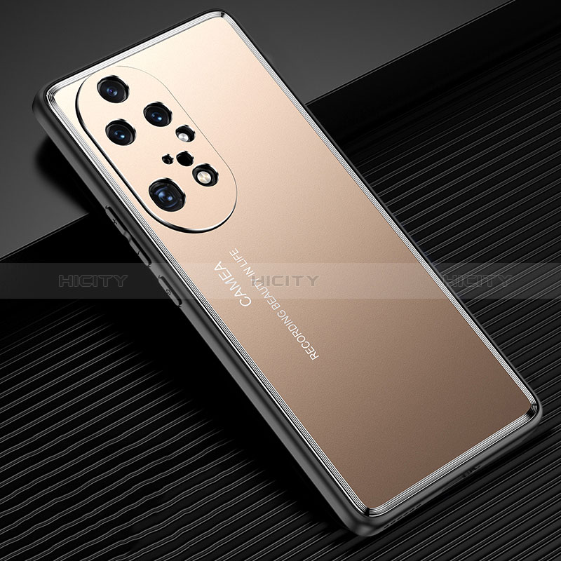 Funda Lujo Marco de Aluminio y Silicona Carcasa Bumper JL2 para Huawei P50 Pro