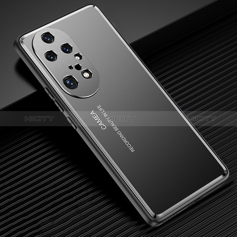 Funda Lujo Marco de Aluminio y Silicona Carcasa Bumper JL2 para Huawei P50e