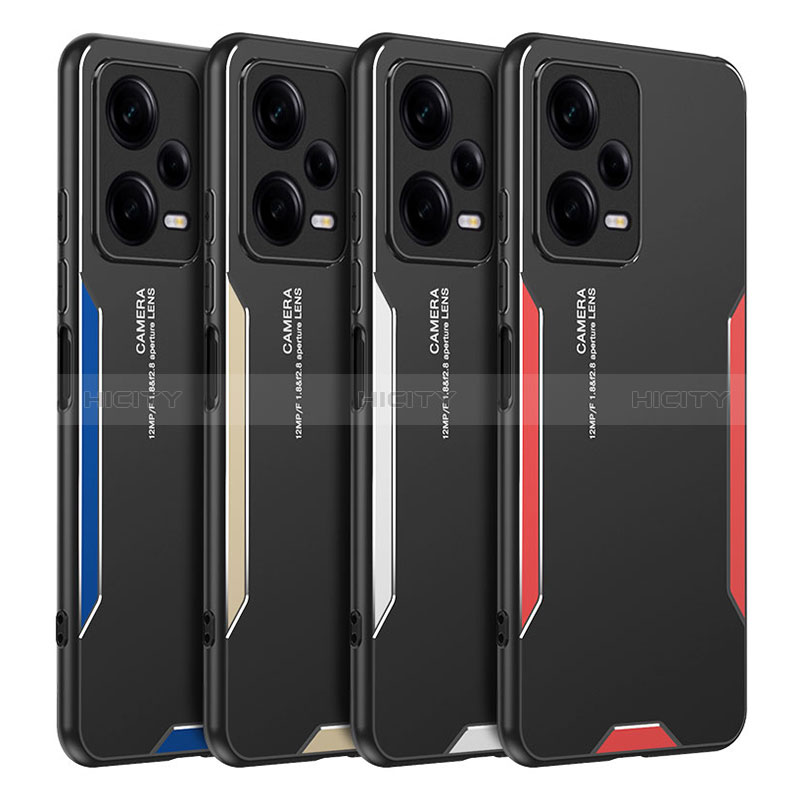 Funda Lujo Marco de Aluminio y Silicona Carcasa Bumper JL2 para Xiaomi Redmi Note 12 Explorer