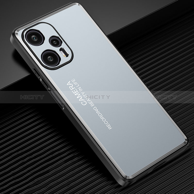 Funda Lujo Marco de Aluminio y Silicona Carcasa Bumper JL2 para Xiaomi Redmi Note 12 Turbo 5G