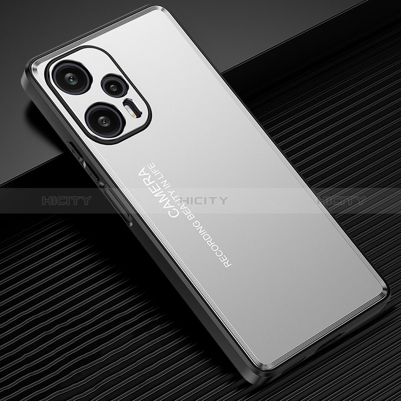 Funda Lujo Marco de Aluminio y Silicona Carcasa Bumper JL2 para Xiaomi Redmi Note 12 Turbo 5G