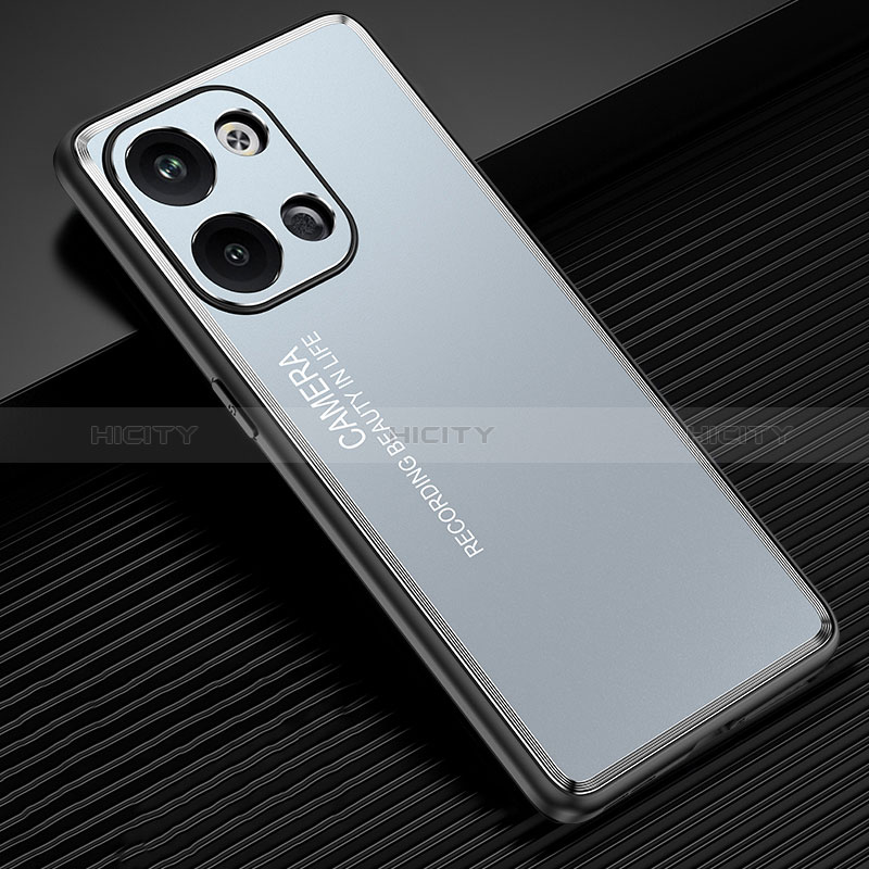 Funda Lujo Marco de Aluminio y Silicona Carcasa Bumper JL2 para Xiaomi Redmi Note 13 5G