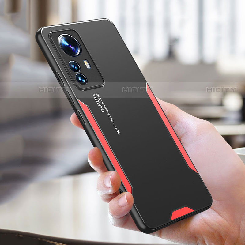 Funda Lujo Marco de Aluminio y Silicona Carcasa Bumper M01 para Xiaomi Mi 12 Pro 5G