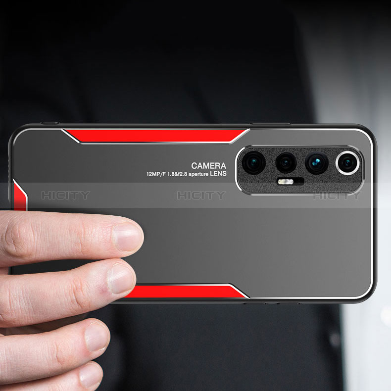 Funda Lujo Marco de Aluminio y Silicona Carcasa Bumper para Xiaomi Mi 10S 5G