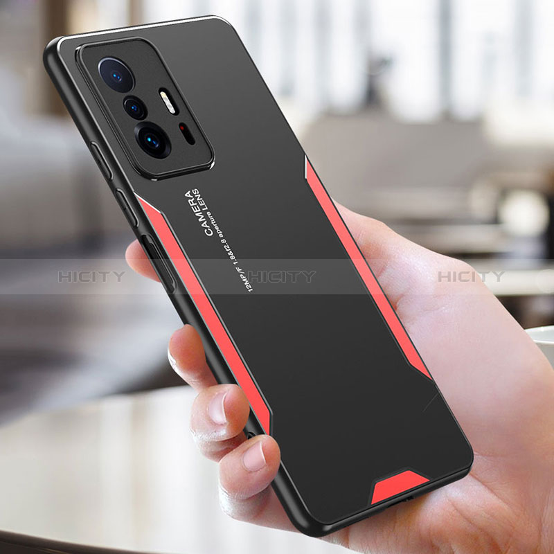 Funda Lujo Marco de Aluminio y Silicona Carcasa Bumper para Xiaomi Mi 11T 5G