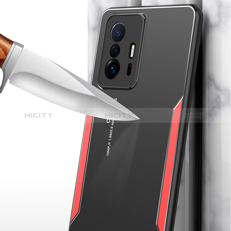 Funda Lujo Marco de Aluminio y Silicona Carcasa Bumper para Xiaomi Mi 11T 5G