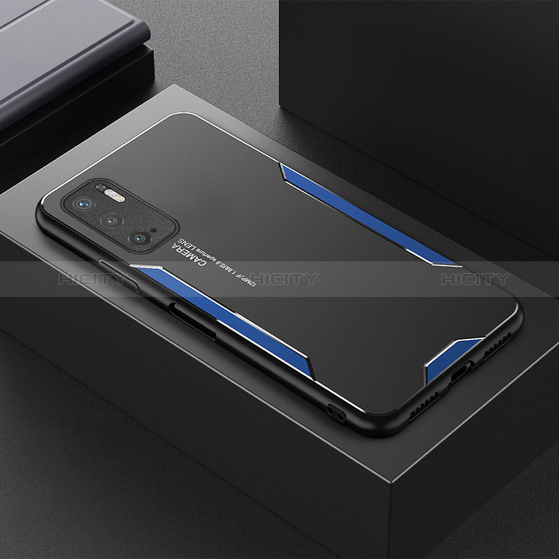 Funda Lujo Marco de Aluminio y Silicona Carcasa Bumper para Xiaomi POCO M3 Pro 5G