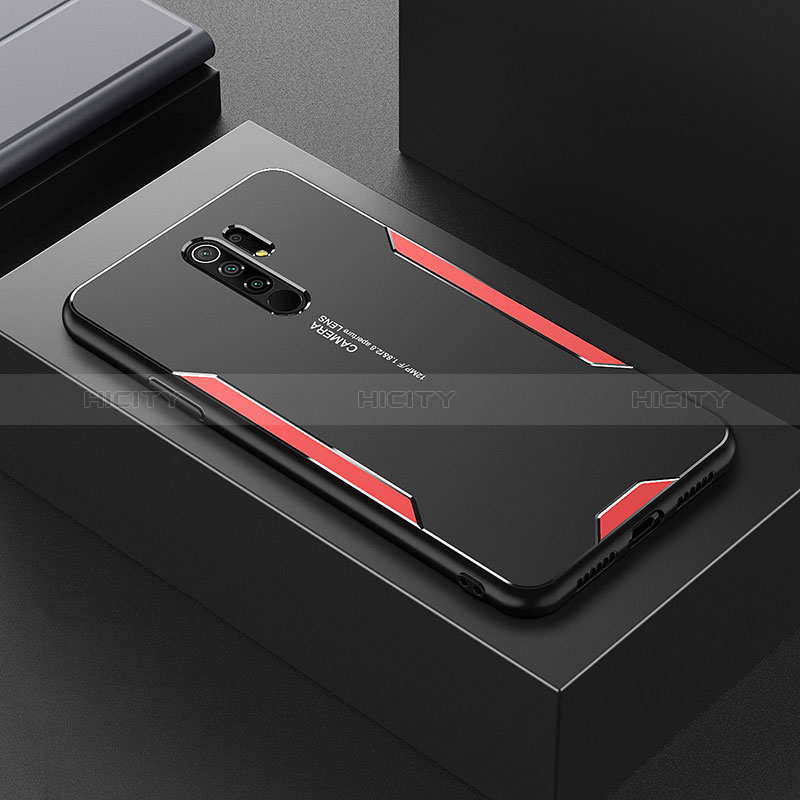 Funda Lujo Marco de Aluminio y Silicona Carcasa Bumper para Xiaomi Redmi 9