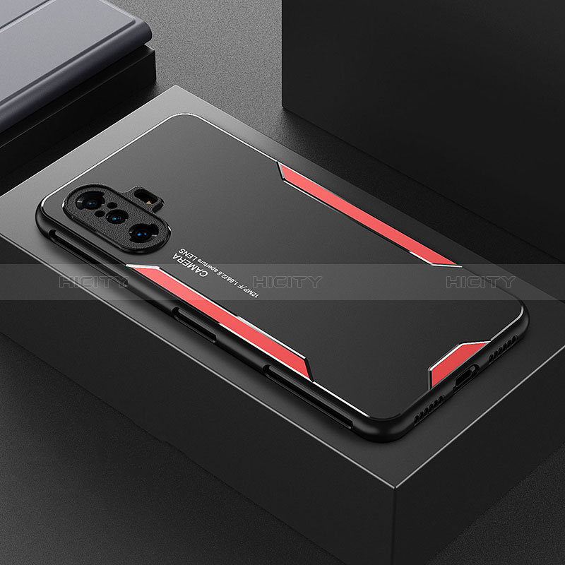 Funda Lujo Marco de Aluminio y Silicona Carcasa Bumper para Xiaomi Redmi K40 Gaming 5G