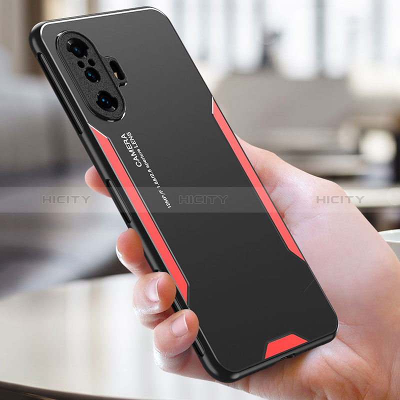 Funda Lujo Marco de Aluminio y Silicona Carcasa Bumper para Xiaomi Redmi K40 Gaming 5G