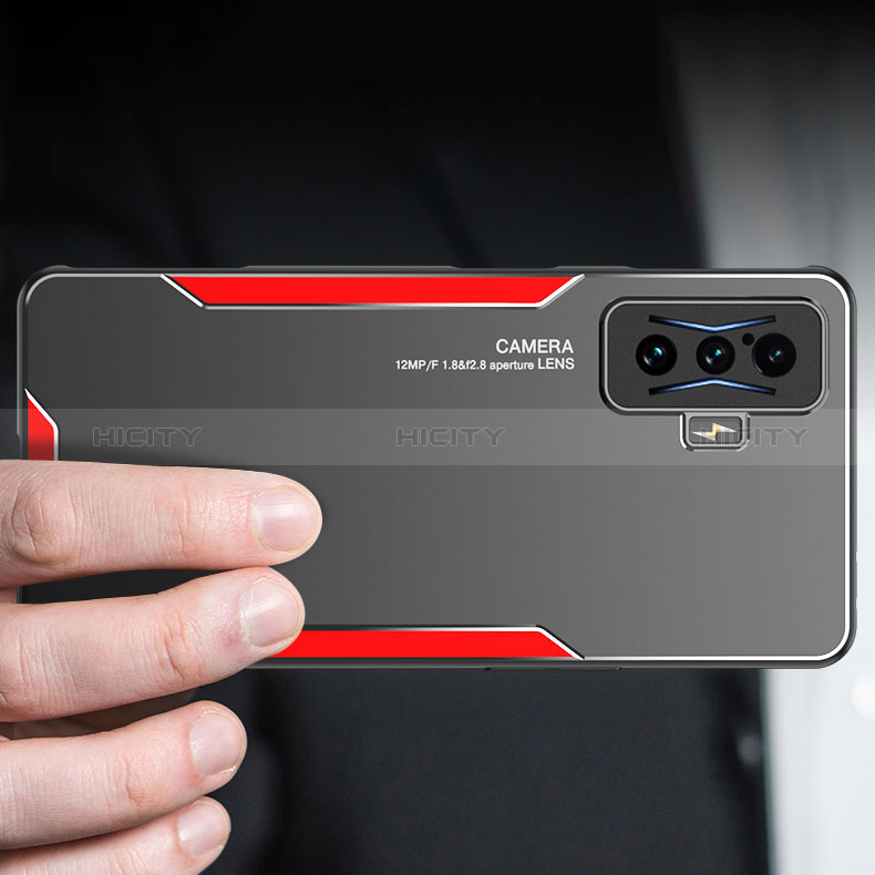 Funda Lujo Marco de Aluminio y Silicona Carcasa Bumper para Xiaomi Redmi K50 Gaming 5G