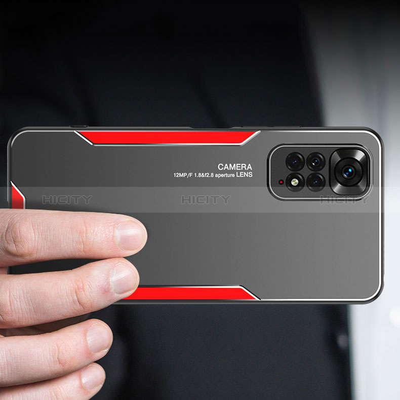 Funda Lujo Marco de Aluminio y Silicona Carcasa Bumper para Xiaomi Redmi Note 11 Pro 5G