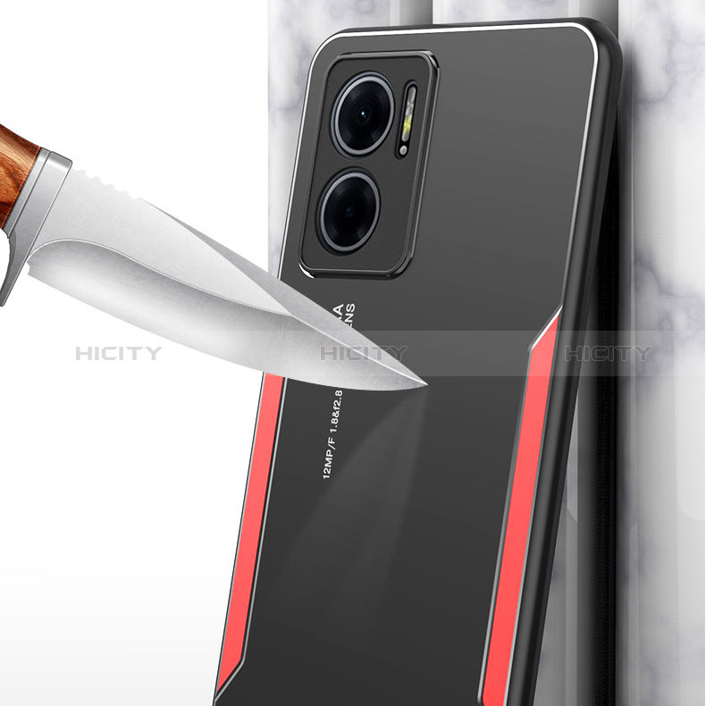 Funda Lujo Marco de Aluminio y Silicona Carcasa Bumper para Xiaomi Redmi Note 11E 5G