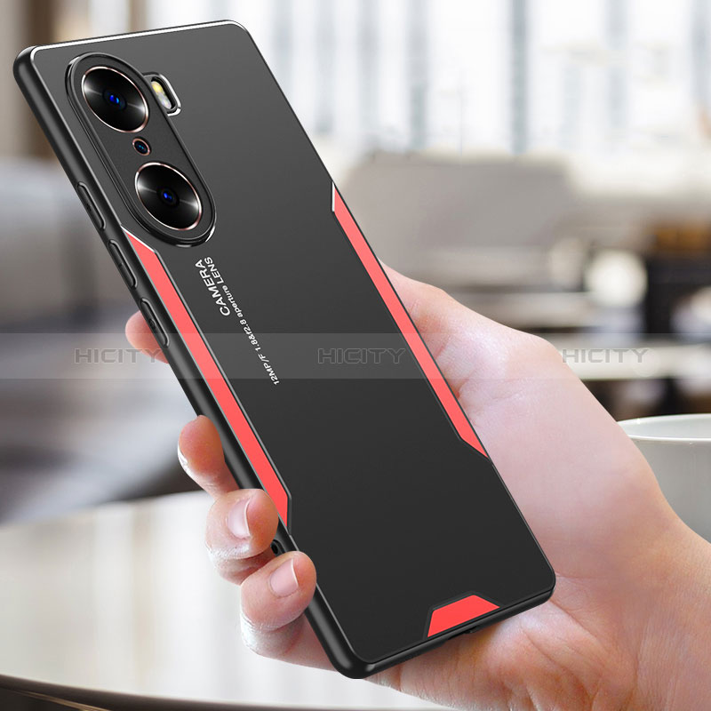 Funda Lujo Marco de Aluminio y Silicona Carcasa Bumper PB1 para Huawei Honor 60 Pro 5G