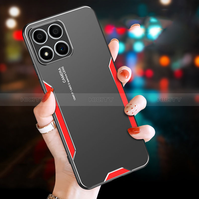 Funda Lujo Marco de Aluminio y Silicona Carcasa Bumper PB1 para Huawei Honor X30i