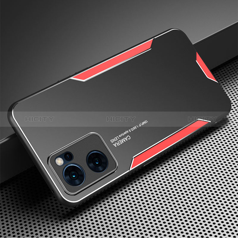 Funda Lujo Marco de Aluminio y Silicona Carcasa Bumper PB1 para OnePlus Nord CE 2 5G