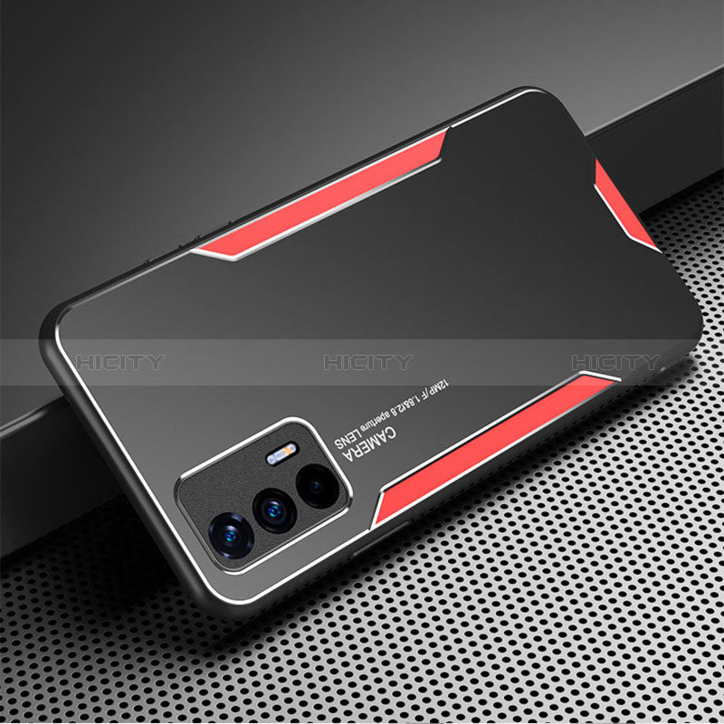 Funda Lujo Marco de Aluminio y Silicona Carcasa Bumper PB1 para Realme GT 5G