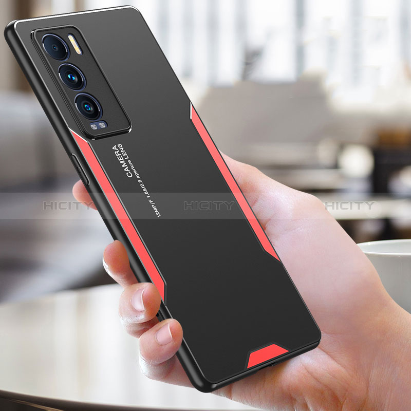 Funda Lujo Marco de Aluminio y Silicona Carcasa Bumper PB1 para Realme GT Master Explorer 5G