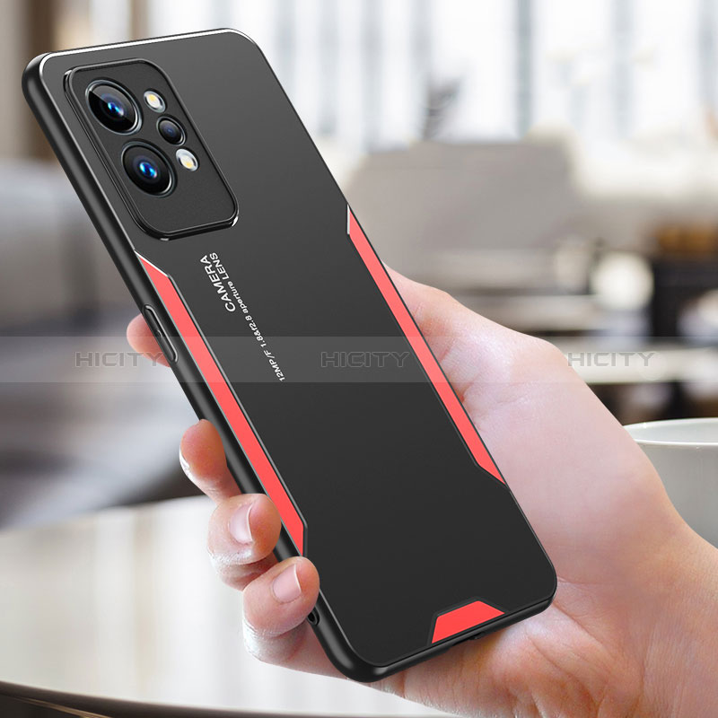 Funda Lujo Marco de Aluminio y Silicona Carcasa Bumper PB1 para Realme GT2 Pro 5G