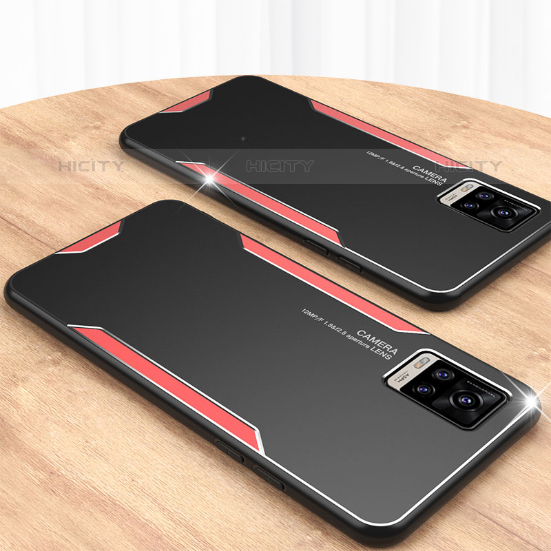 Funda Lujo Marco de Aluminio y Silicona Carcasa Bumper PB1 para Vivo V20 (2021)