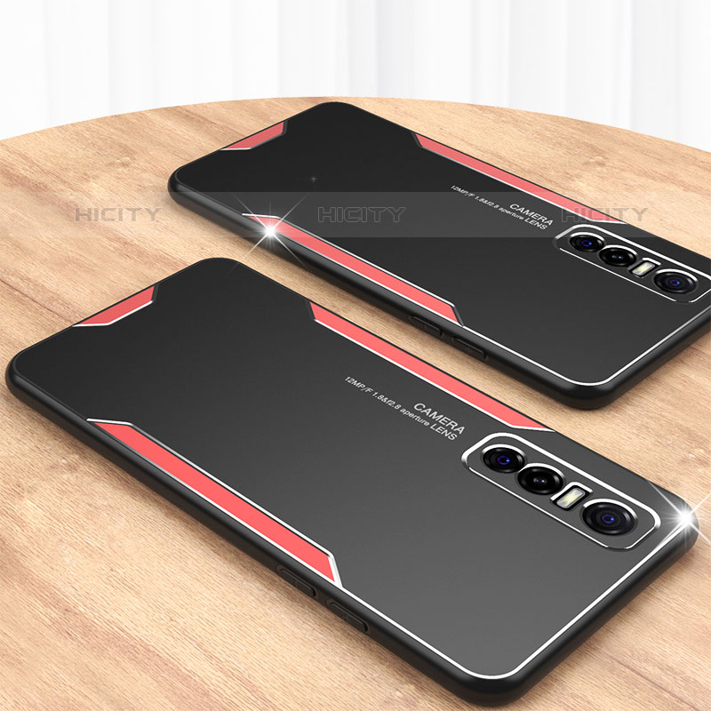 Funda Lujo Marco de Aluminio y Silicona Carcasa Bumper PB1 para Vivo Y73s 5G