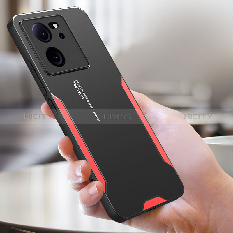 Funda Lujo Marco de Aluminio y Silicona Carcasa Bumper PB1 para Xiaomi Mi 13T Pro 5G