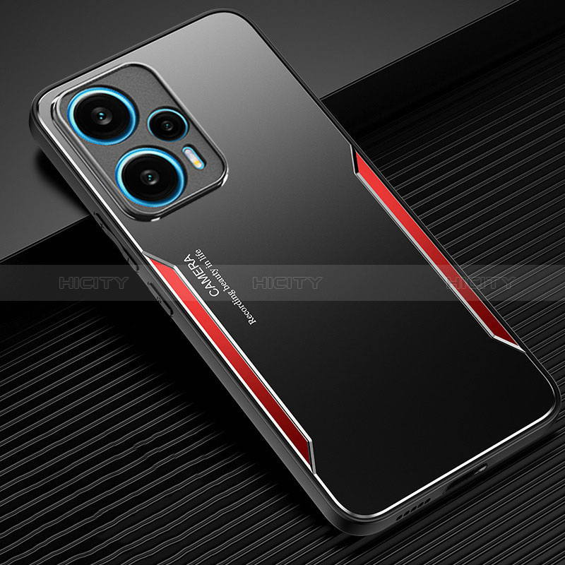 Funda Lujo Marco de Aluminio y Silicona Carcasa Bumper PB1 para Xiaomi Redmi Note 12 Turbo 5G