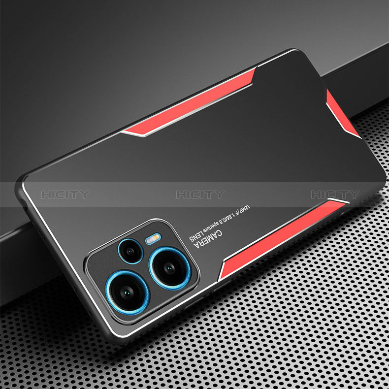 Funda Lujo Marco de Aluminio y Silicona Carcasa Bumper PB1 para Xiaomi Redmi Note 12 Turbo 5G