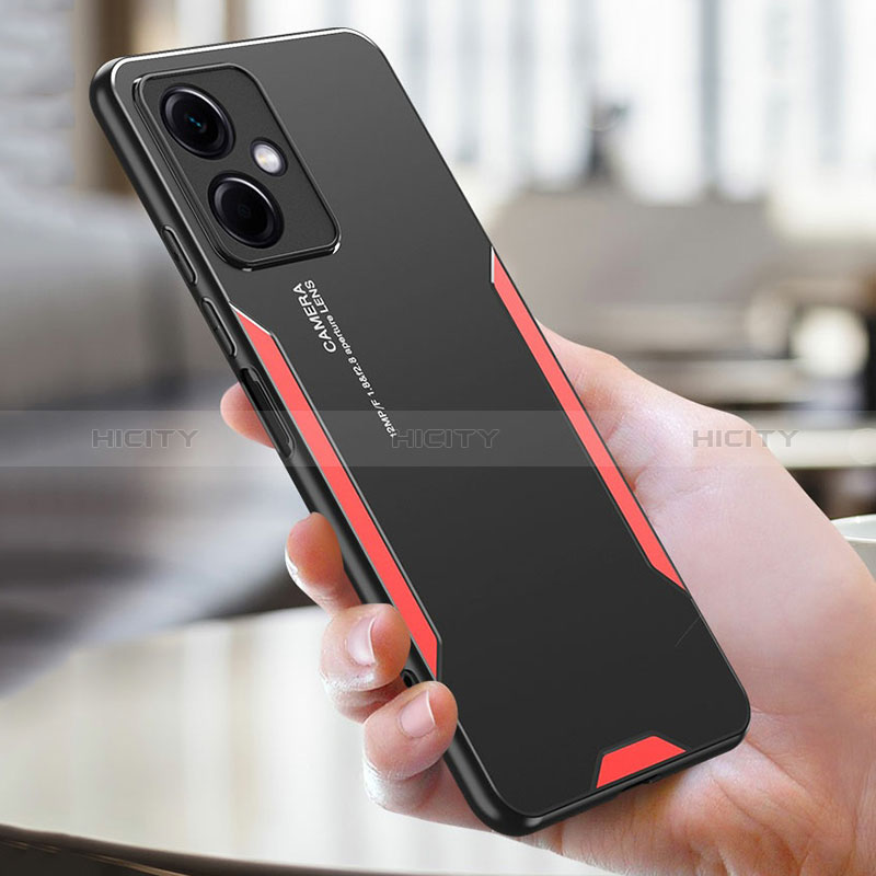 Funda Lujo Marco de Aluminio y Silicona Carcasa Bumper PB1 para Xiaomi Redmi Note 12R Pro 5G