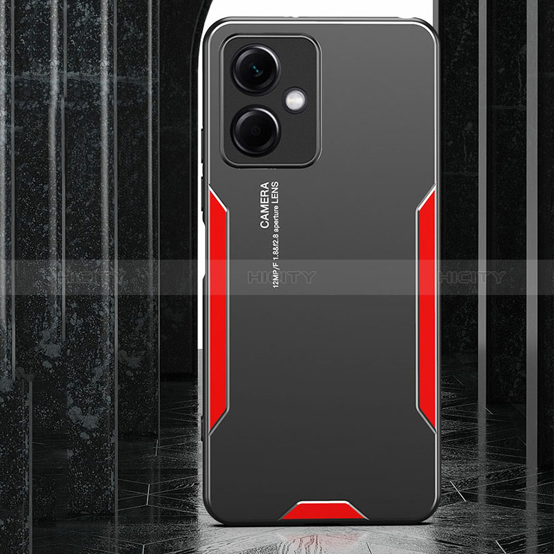 Funda Lujo Marco de Aluminio y Silicona Carcasa Bumper PB1 para Xiaomi Redmi Note 12R Pro 5G