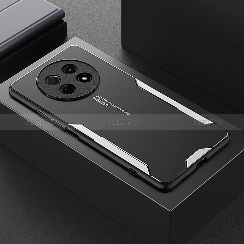 Funda Lujo Marco de Aluminio y Silicona Carcasa Bumper PB2 para Huawei Nova Y91