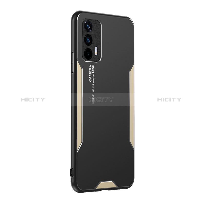 Funda Lujo Marco de Aluminio y Silicona Carcasa Bumper PB2 para Realme GT Neo 5G