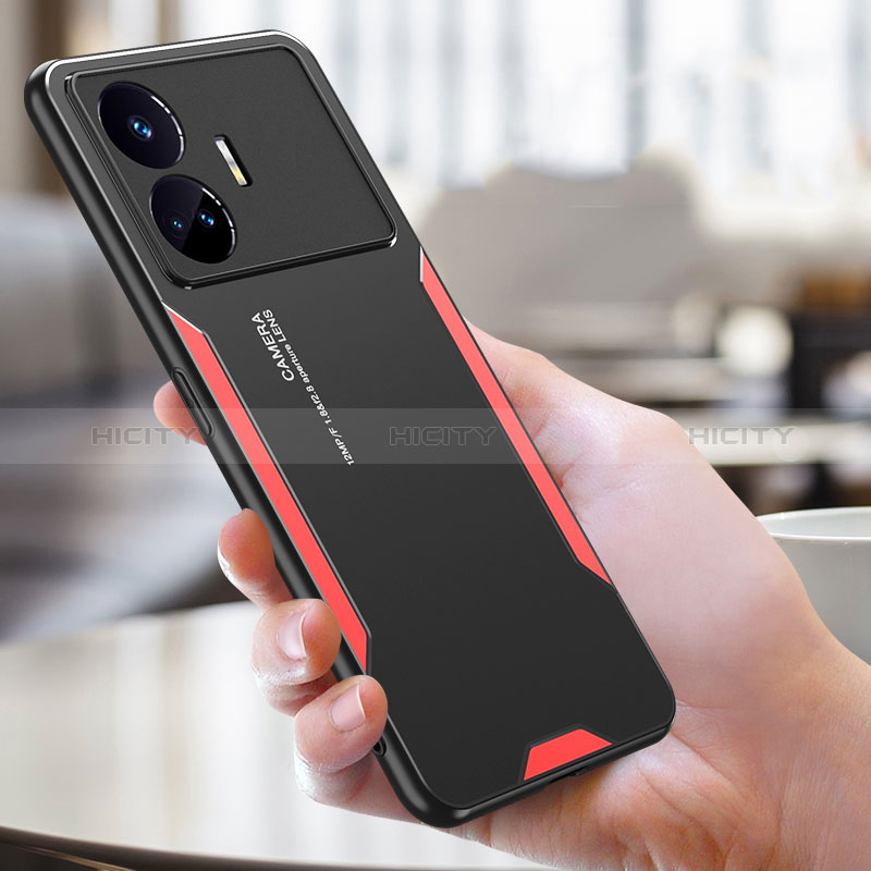 Funda Lujo Marco de Aluminio y Silicona Carcasa Bumper PB2 para Realme GT Neo5 SE 5G