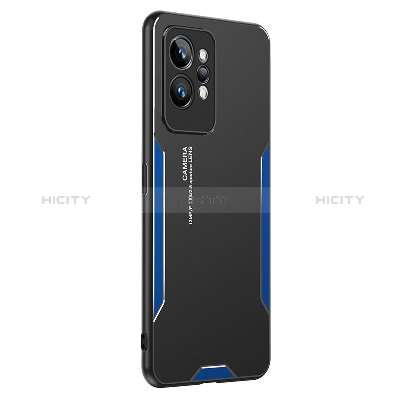 Funda Lujo Marco de Aluminio y Silicona Carcasa Bumper PB2 para Realme GT2 Pro 5G