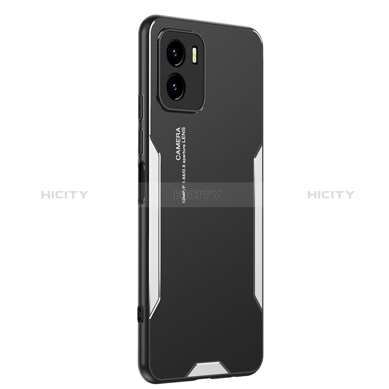 Funda Lujo Marco de Aluminio y Silicona Carcasa Bumper PB2 para Vivo Y10