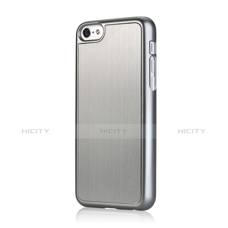 Funda Rigida Lujo Aluminio para Apple iPhone 5C Plata