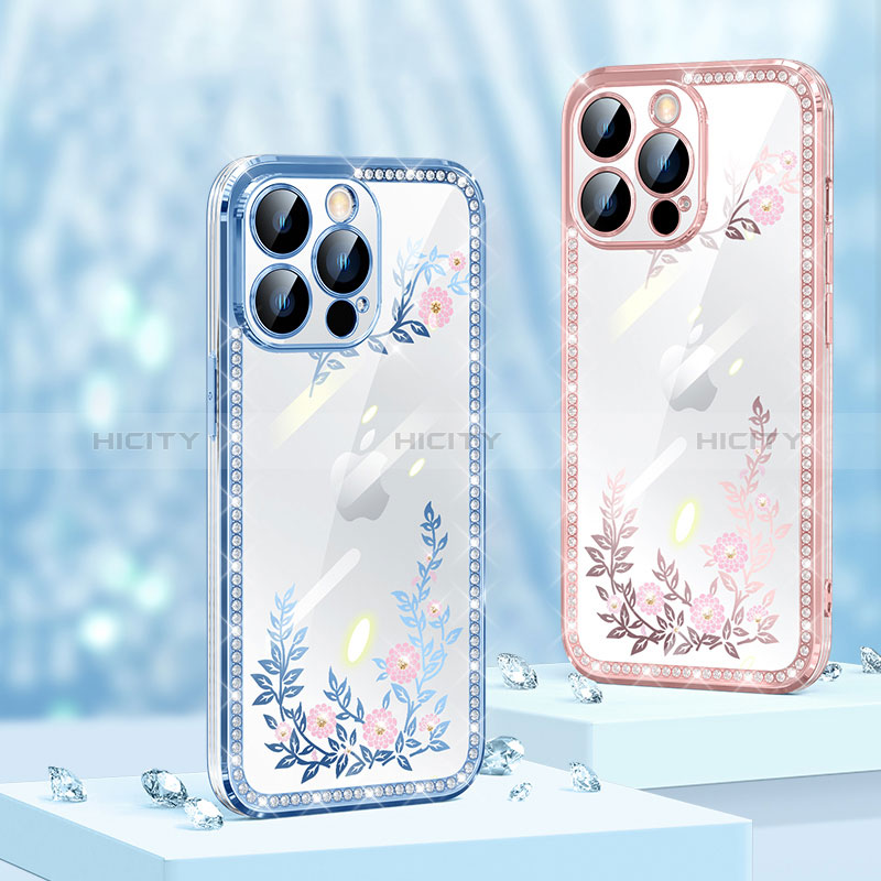 Funda Silicona Carcasa Goma Bling-Bling AT1 para Apple iPhone 13 Pro Max