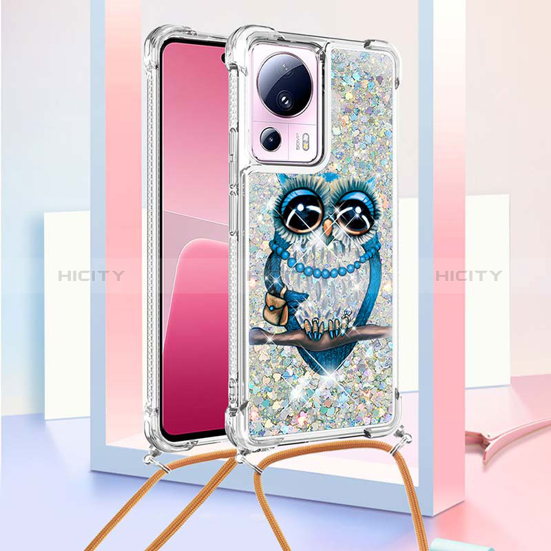 Funda Silicona Carcasa Goma Bling-Bling con Acollador Cordon Lanyard S02 para Xiaomi Mi 12 Lite NE 5G