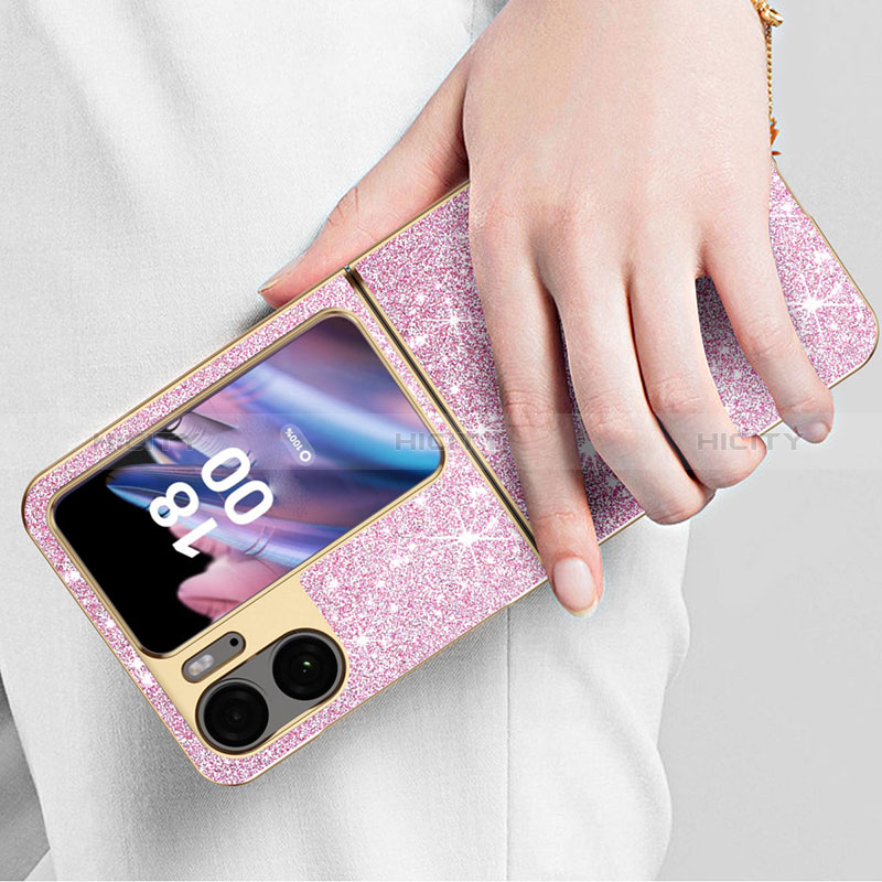 Funda Silicona Carcasa Goma Bling-Bling GS1 para Oppo Find N2 Flip 5G