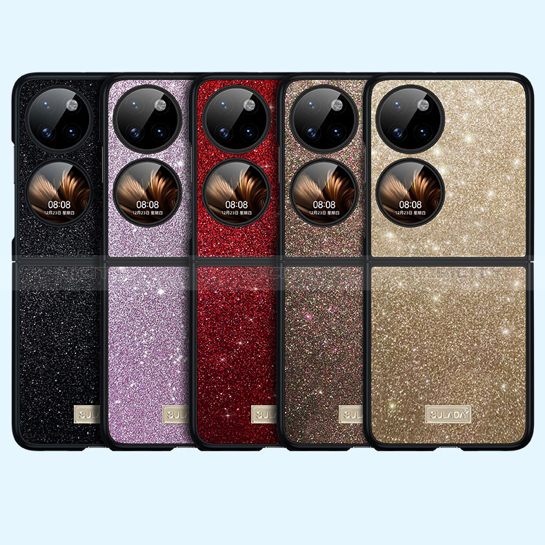 Funda Silicona Carcasa Goma Bling-Bling LD1 para Huawei P50 Pocket