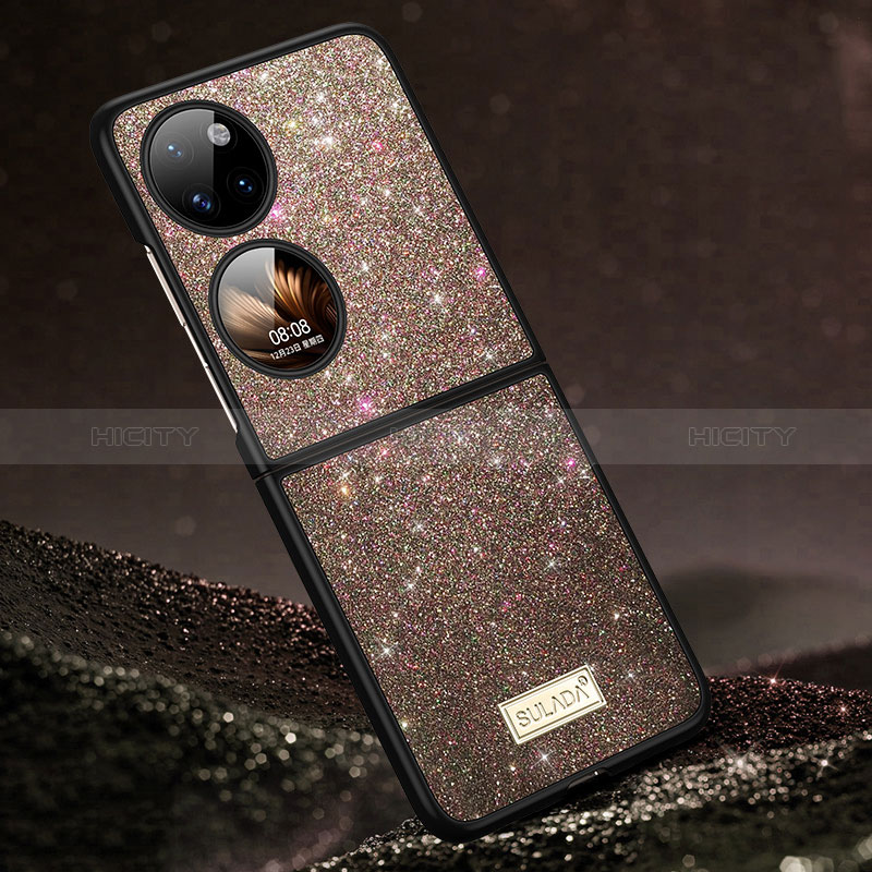 Funda Silicona Carcasa Goma Bling-Bling LD1 para Huawei P50 Pocket