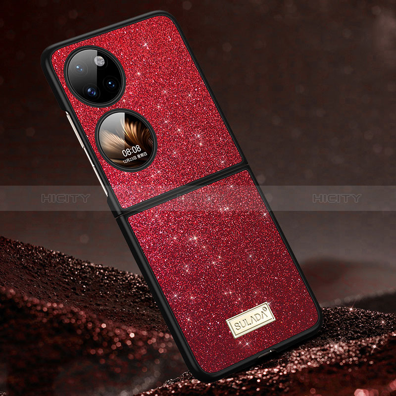 Funda Silicona Carcasa Goma Bling-Bling LD1 para Huawei P50 Pocket