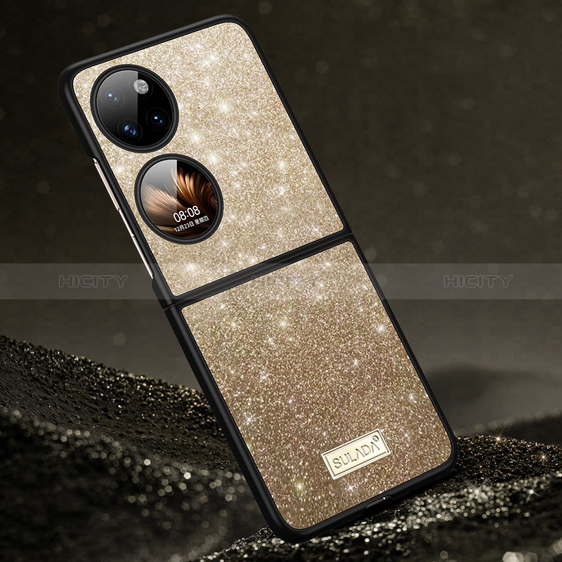 Funda Silicona Carcasa Goma Bling-Bling LD1 para Huawei P50 Pocket