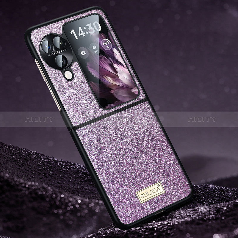 Funda Silicona Carcasa Goma Bling-Bling LD1 para Oppo Find N3 Flip 5G