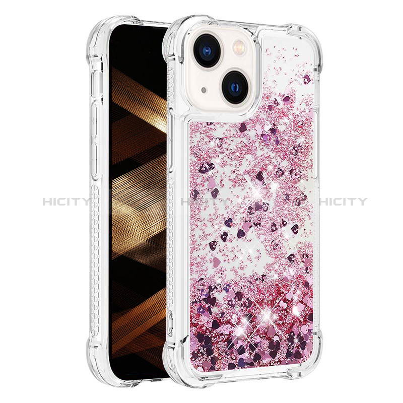 Funda Silicona Carcasa Goma Bling-Bling S01 para Apple iPhone 13