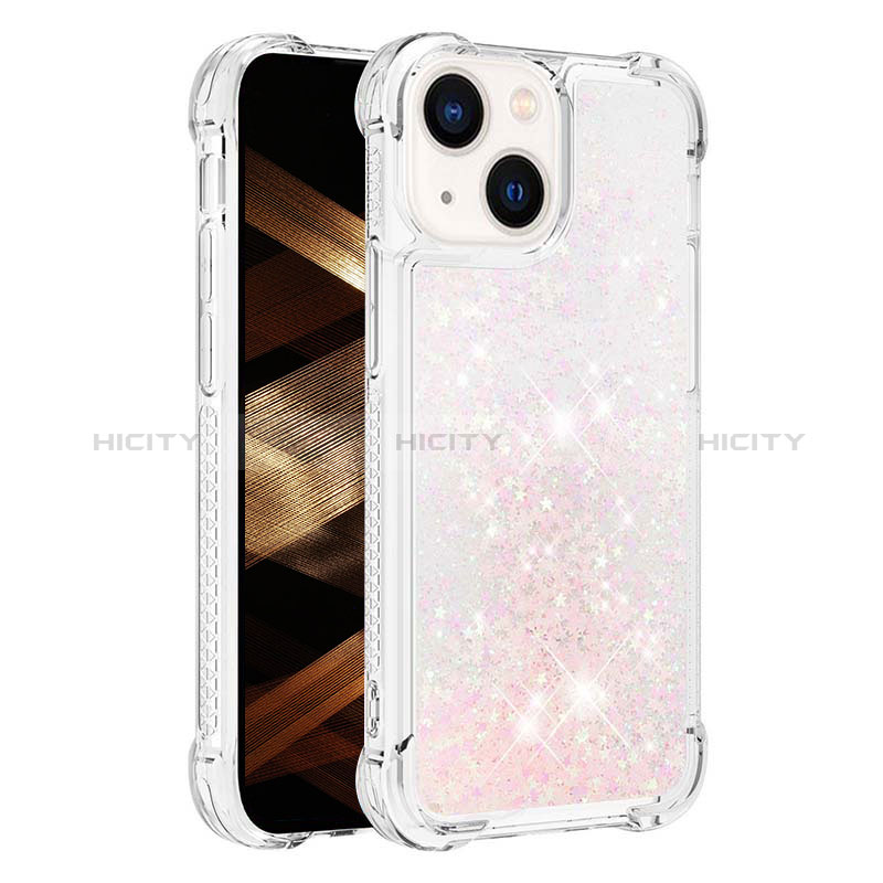 Funda Silicona Carcasa Goma Bling-Bling S01 para Apple iPhone 13