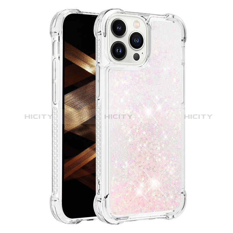 Funda Silicona Carcasa Goma Bling-Bling S01 para Apple iPhone 13 Pro