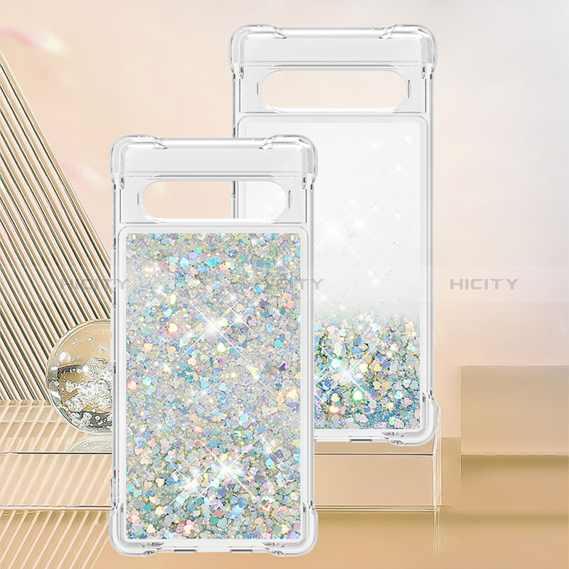 Funda Silicona Carcasa Goma Bling-Bling S01 para Google Pixel 7a 5G