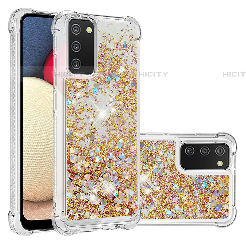 Funda Silicona Carcasa Goma Bling-Bling S01 para Samsung Galaxy A03s