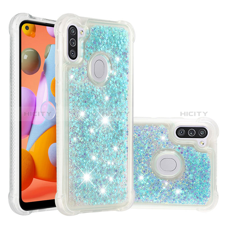 Funda Silicona Carcasa Goma Bling-Bling S01 para Samsung Galaxy A11